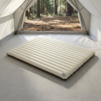Cushioned Air Mattress with Built-in Pump Waterproof Inflatable Air Bed Portable Inflatable Mattress Electric for Guests