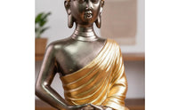 Buddha Statue Thai Style Buddha Decor Statue Handmade House Decoration for Entryway, Living Room