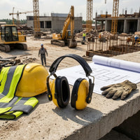 Safety Earmuffs with Helmet Attachment Industrial Earmuffs with Helmet Attachment Ear Defenders Noise Reduction