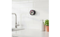 Suction Cup Wall Clock Anti-Fog for Kitchen