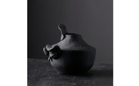 Vase with Petal Details Artistic Sculptural Vase Textured Vessel for Living Room, Lobby Area