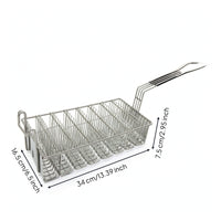 Taco Fryer Basket with Loop Handle Curved Fryer Basket Convenient Taco cover Holder for Food Service