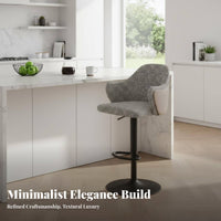 Adjustable Pedestal Stool With Backrest Adjustable Pedestal Chair for Homeowners