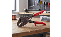 Ratcheting Wire Shear Insulated-Style Manual Wire Shear Heavy-Duty Snippers for Electricians, Electrical Work