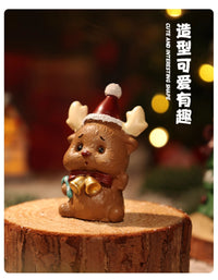 圣诞装饰品老人摆件玩具节日氛围场景布置拍摄道具圣诞树高级礼品 圣诞绵羊