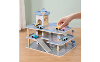 Toy Car Parking Garage with Elevator 3-Level Toy Car Parking Garage Playset Pretend Play Pastel for Children, Playroom, Nursery