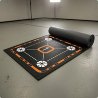 Wear-Resistant Agility Training Mat Non-Slip Footwork Training Mat Quick-Drying Sports Gear Water-Absorbing for Stepping Exercises