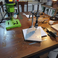 Ratchet Handle Manual Vertical Tapping Machine Heavy Duty Benchtop Tapping Stand Workshop Tool for Metalworkers