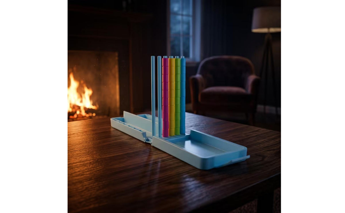 Color Stacking Game Foldable Color Matching Game Stacking Toy with Storage Case Educational Brain Teaser Screenno-Screen