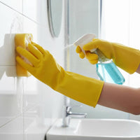 Yellow Dishwashing Gloves All-Purpose Reusable Latex Household Cleaning Mitts for Women, Men, General Housekeeping, Laundry