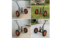 Trailer Mover Heavy-Duty Trailer Mover with Pneumatic Tires Adjustable-Height for Boaters, Driveways