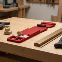 Track Saw Square Knurled Knob Right-Angle Cutting Board Aluminum Alloy Positioning Plate Slotted Right Angle Saw Guide