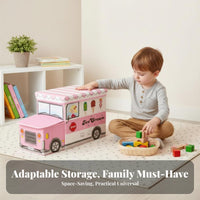 Vehicle-Shaped Toy Box foldable vehicleShaped Storage Foldable for Classroom
