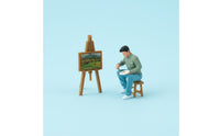 Photo Prop 1:64 Miniature People Realistic 1:64 Display Scene Figure Collectible Miniature Scale Replica Set Long-Lasting for Photography