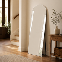Full-length Mirror, Standing Mirror, Full Body, Arch Type, 180cm, Freestanding, Stand Mirror, Entrance, Living Room, Stylish