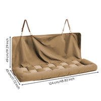 Car Back Seat Pet Bed Padded Dog Vehicle Soft and Cozy Commuting Pet Blanket for Cats