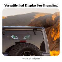Car Advertising Screen USB Powered App Control LED Screen Customizable Animation & Text Flexible LED Car Panel for Business Owners