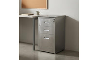 Lockable Steel Filing Cabinet Compact Three-Drawer Steel Cabinet Floor-Standing