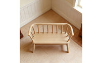 Dollhouse Bench Realistic Model 1/12 Scale Bench Photo Prop Miniature Wooden Loveseat for Hobbyists, Collectors