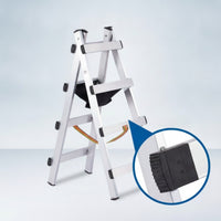 Stepladder Ladder Anti-Slip Double-Sided Ladder Stable Step Stool for Homeowners, Painters, Home Repairs, Garage, Closet