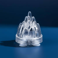 Submersible LED Volcano Bubbler Safe Low Voltage Underwater Volcano Light Color Changing LED Bubble Lamp Oxygenation for Aquatic Aquarium