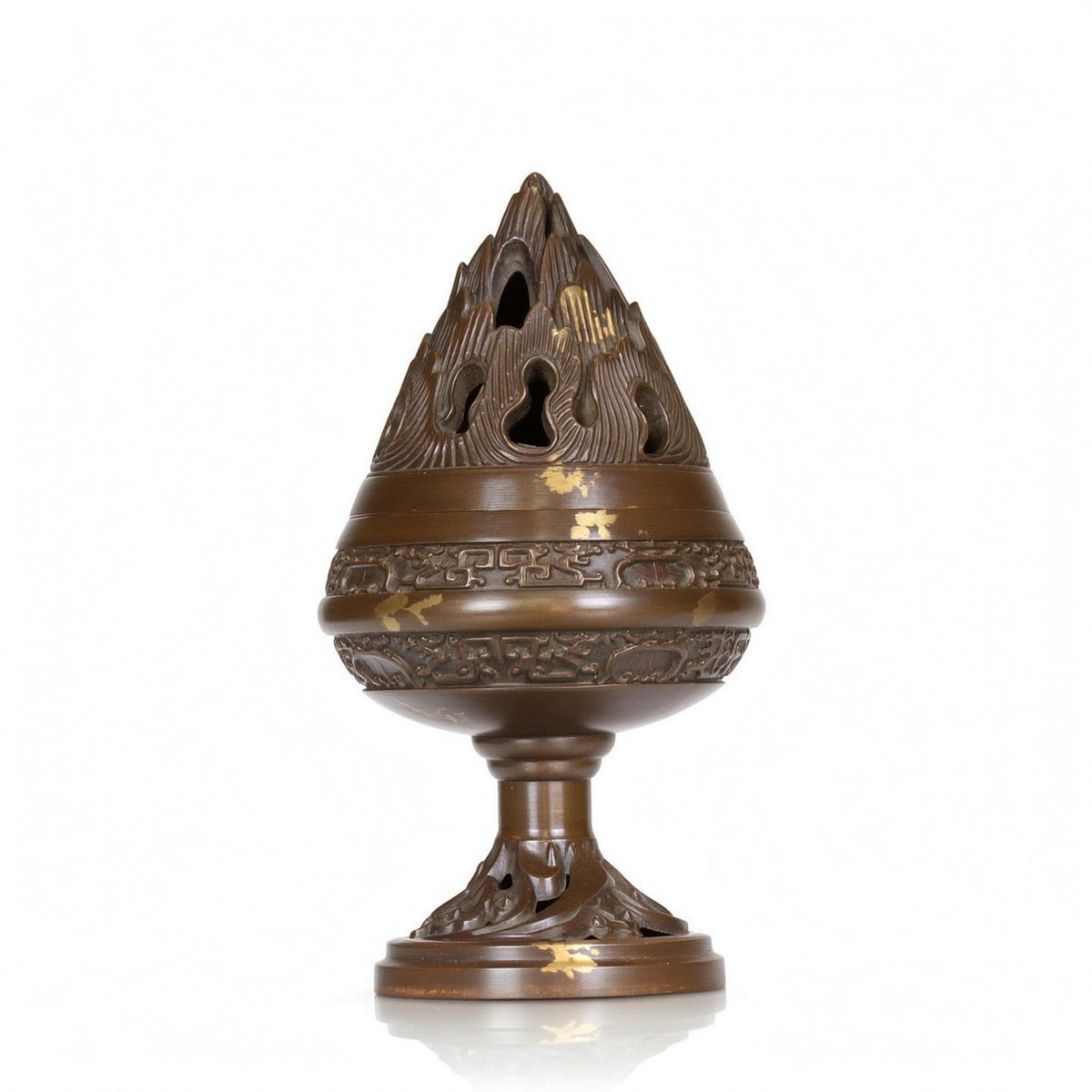 Mountain Style Incense Burner Intricate Craftsmanship Decor Piece Decorative for Indoor