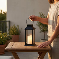 Hanging Solar Lantern Clear Glass Garden Light Replacement Part