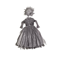 Gothic Dress with Hat Layered Costume Dress Black Undead Costume for Girls, Halloween, Cosplay, Theatre