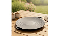 Korean BBQ Grill Pan Ridged Korean Grill Pan Round for Home Cooks