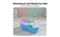 Rich Content children's Disc Player Toy Screen-Unrestricted Phonograph Learning Toy Easy to Use for Children, Toddlers, Preschool, Playtime