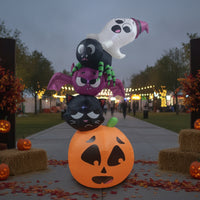 Inflatable Inflatable Halloween Yard Decoration Lighted Halloween Inflatable Glowing Bright for Lawn