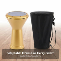Authentic Middle Eastern Sound Darbuka Drum Bright and Tsingle-Piece Darbuka Long-Lasting Construction Doumbek Lightweight for Belly Dancers, Percussionists, Dance Studios, Live Performances, Home Practice, Studio Recording