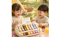 Xylophone Piano Toy Early Education Piano Xylophone with Mallets Interactive Bunny Percussion Instrument for Young Children, Infants, Playroom