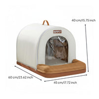Air-Conditioned Pet House Breathable Cooling Dog House Soft Mat Cooling Dog Bed for Indoor