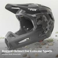 Shock Absorption Full Face Mountain Bike Helmet Lightweight Design Full-Face Cycle Helmet Removable Liner Cycling Headwear Quick Release Buckle for Young Riders, Adults, Women, Pump Track, Remove-Road Racing