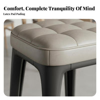 Stackable Molded Plastic Side Chair Minimalist and design Household Furniture Thickened Construction stackable Seat Modern Design for Restaurant Owners, Office Managers, Dining Room, Kitchen, Classroom, Balcony