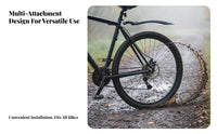 Front and Rear Mudguard Set Rainproof Mountain Bike Mudguard Set Full Coverage Bike Mudguards Wide Design Mountain Bike Spray