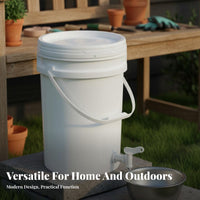Water Container Spigot Leak-Resistant Closure Hand Washing Station Container Portable Water Jug Tap Thickened Frame Compost Tea