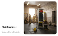 Firefighter Gear Rack Stainless Steel Construction Fire Station Uniform Rack 360° Rotation Rotating Turnout Gear Stand for Firefighters
