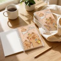 Cute Cartoon Loose-Leaf Spiral Notebook A5/B5 for Students and Office