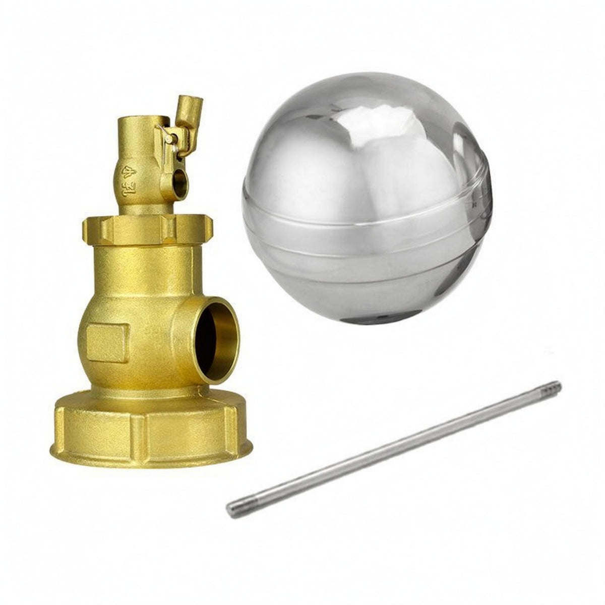 Compact Brass Buoyant Valve Metal 90-Degree Buoyant Valve Water Level Control