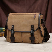 Notebook Bag for Men and Women with Shoulder Strap, Versatile School Bag and Crossbody Bag for Dog Walking, 12-inch Notebook Compartment