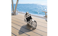 Pulley with Locking Ball Wear Resistant Stainless Steel Pulley Block Strong Hardware for Sailors, Boaters