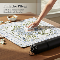 Mahjong Table Mat Thickened Silent Non-Slip Game Tablecloth for Home Entertainment