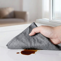 Thickened Magic Cleaning Cloth Microfibre Cloth, Streak-Clear Cloths for Glass and Mirrors, Non-Shedding Cleaning Cloths for Panes, Dark Gray