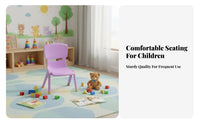Thickened Design Small Plastic Chair with Backrest Easy to Clean childs' Stool Lightweight young child Seat Strong Load-Bearing for Kindergartens, young children, Preschoolers, Kindergarten, Preschool, Bathroom, Daycare kindergarten