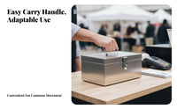 Portable Lockbox Sturdy Construction M Single Y Box Water-Resistant for Home