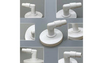 Compact Vacuum Plate with Elbow Resistant Skimmer Vacuum Plate in-Ground Pool Accessory Compatible