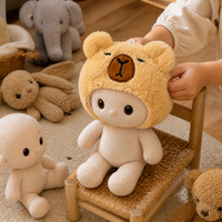 Capybara Headgear 10cm Doll Clothes for Cotton Dolls
