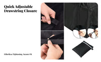 210D Oxford Material Grill Cover Dustproof BBQ Gas Grill Cover Anti Weather-Resistant Barbecue Protector for Garden, Patio, Backyard